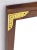 1950's Walnut Chinoiserie Campaign Style Mirror by Drexel For Sale In Philadelphia - Image 6 of 8