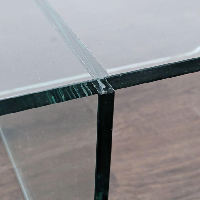 Eq3 Verre Square Glass Coffee Table For Sale In San Francisco - Image 6 of 6