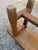 Rustic Oak Farmhouse Bench, 1950s For Sale - Image 9 of 18
