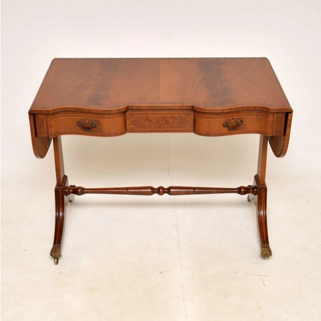 Drop Leaf Side Table, 1910s For Sale - Image 3 of 13