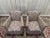 Wood Art Deco Bergère Armchairs with Floral Upholstery, Set of 2 For Sale - Image 7 of 9