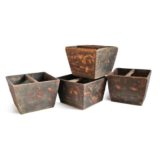 Vintage Chinese Wood Rice Bucket For Sale In Los Angeles - Image 6 of 7