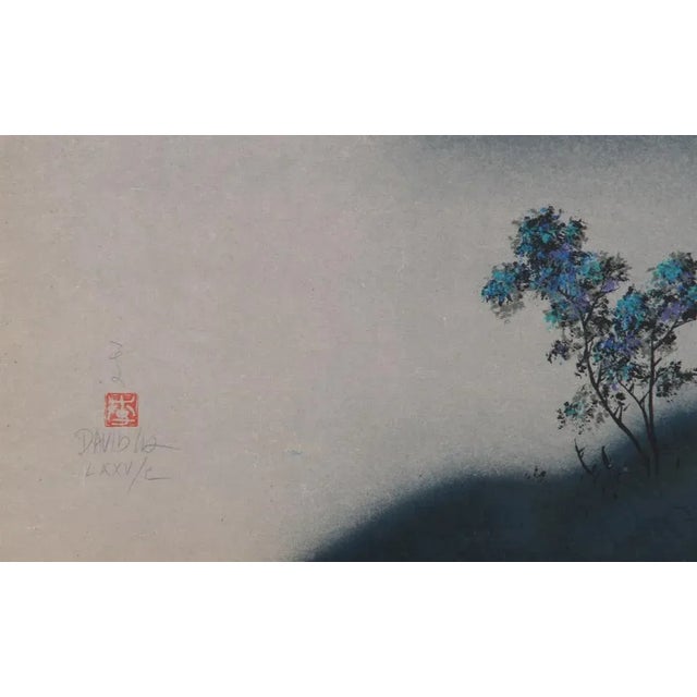 Artist: David Lee, Chinese (1944 - ) Title: Misty Mountains Year: circa 1985 Medium: Lithograph, signed and numbered in...