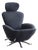 Dodo K 10 Lounge Chair in Duca Anthracite Fabric by Tohiyuki Kita for Cassina, 2000s For Sale