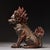 Chinese Gilt Bronze Qilin Statue With Cinnabar Accents For Sale - Image 3 of 10
