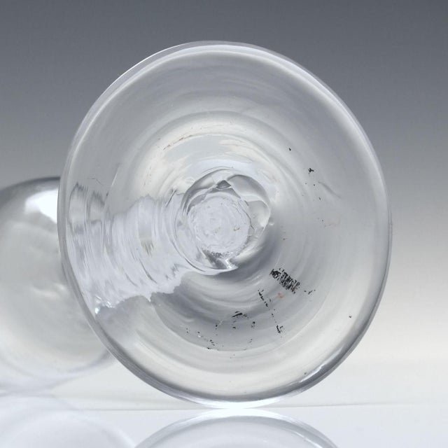 Glass Georgian Opaque Twist Dram Glass, 1760s For Sale - Image 7 of 8