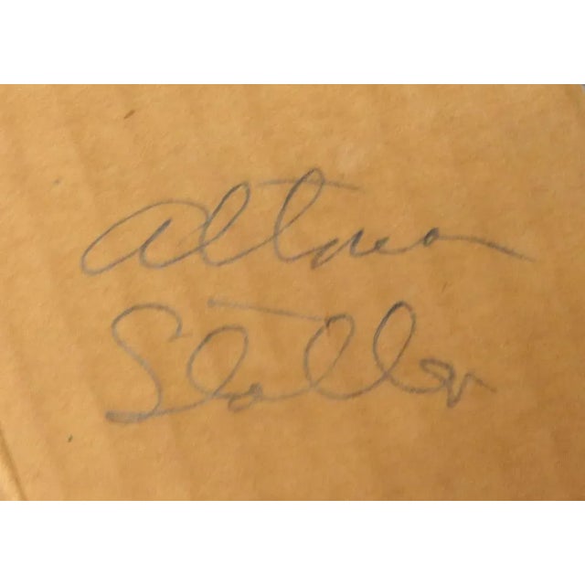 Original Signed Carlos Orozco Romero "Two Figures Dancing" Aquatint in Antique Gilt Wood Frame For Sale - Image 4 of 7