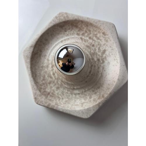Cream Ceramic Wall Lamp from Hustadt Leuchten For Sale - Image 3 of 11