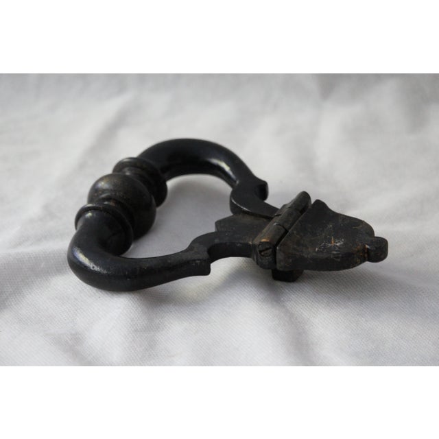 French Antique Cast Iron Door Knocker Doorknocker Outdoor Indoor Cast iron. Dimensions: Height 6.2" / 16.5 cm Width 5.1" /...