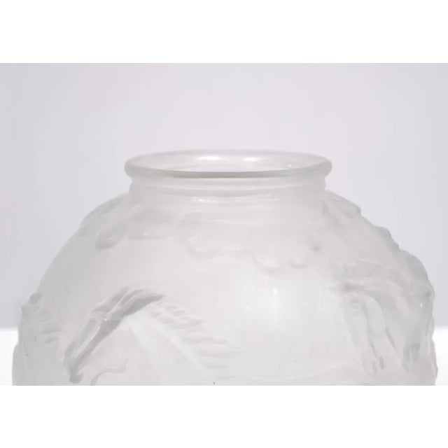 Art Deco Satined Ball Vase by Karl Zentner, 1930s For Sale - Image 4 of 7