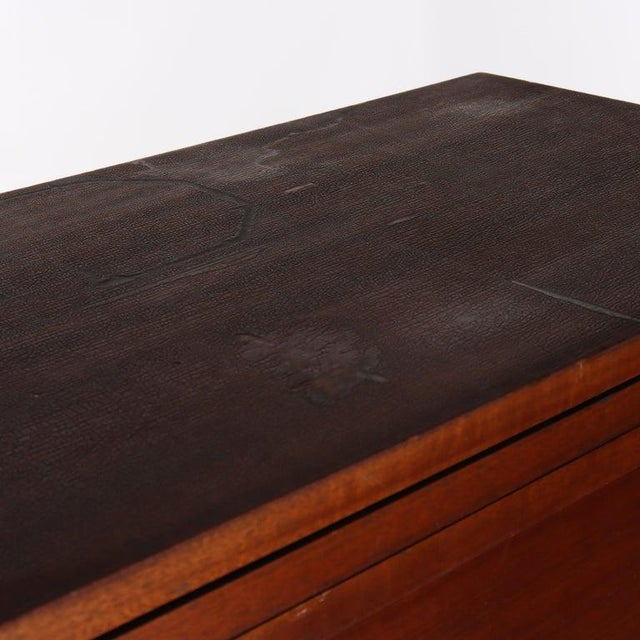 Arts & Crafts Macey Satinwood Banded Mahogany Barrister Bookcase C1920 For Sale - Image 12 of 16