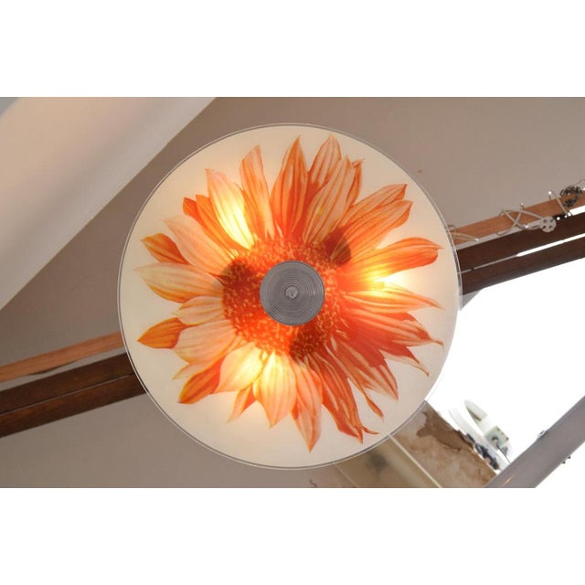 Mid-Century Glass Pendant, 1960s For Sale - Image 9 of 14