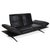 Modern Francis Leather Two-Seater Black Manual Function Sofa from Koinor For Sale - Image 3 of 18