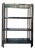 Vintage Shelf Tubular in Brass Frame and Smoked Glass, 1970s For Sale