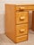 Wood Mid 20th Century Rustic Maple Desk For Sale - Image 7 of 11