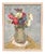 Flowers in Green Vase, 1960s, Oil on Panel, Framed For Sale