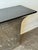 Silver 1980s Sally Sirkin Lewis Style Steel & Granite Console Table For Sale - Image 8 of 14