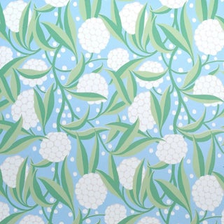 Schumacher Rubus Wallpaper in Delft For Sale