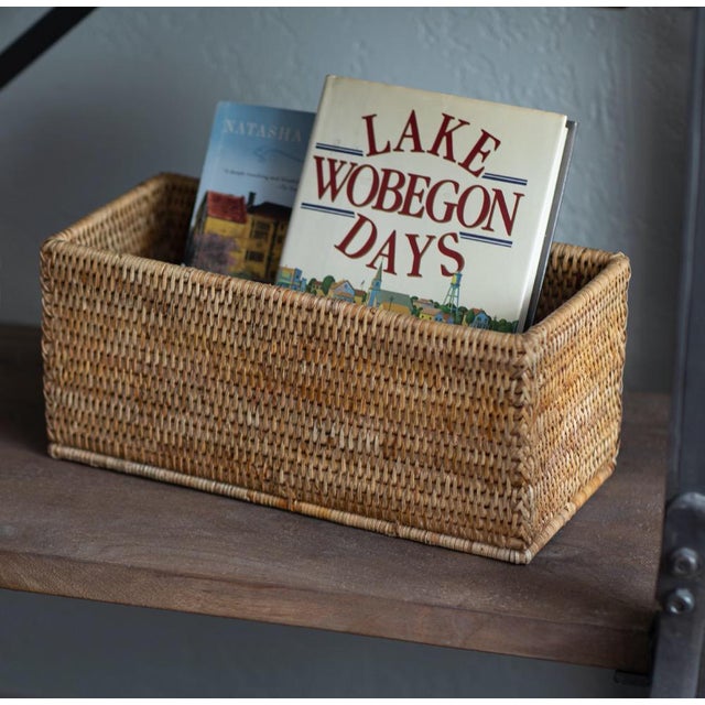 Keeping your life organized will help you work more productively. Our rattan shelf baskets are, eye-catching and space...
