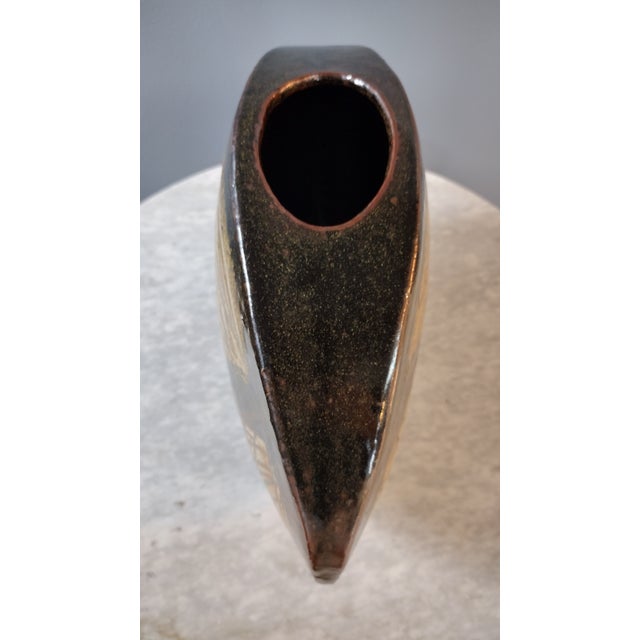 1970s Large Ceramic Vase by Aleph Hammer For Sale - Image 13 of 17