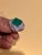 Natural 8 Carat Emerald Cut Zambian Emerald & Diamond Ring in Platinum, Estate For Sale In New York - Image 6 of 18