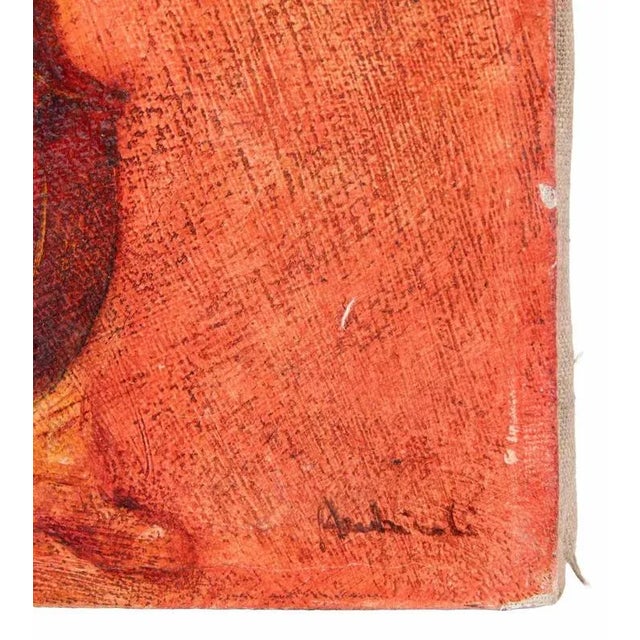 Contemporary Mimmo Andriuoli, Cellos and Bass, 1990s, Oil on Canvas For Sale - Image 3 of 5