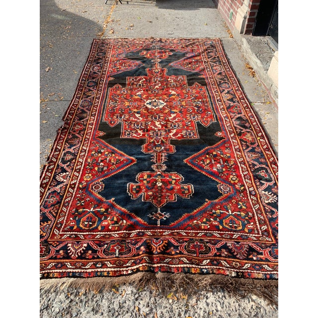 1880s, Handmade Antique Persian Luri Rug 5.8' X 10.7' For Sale - Image 12 of 14