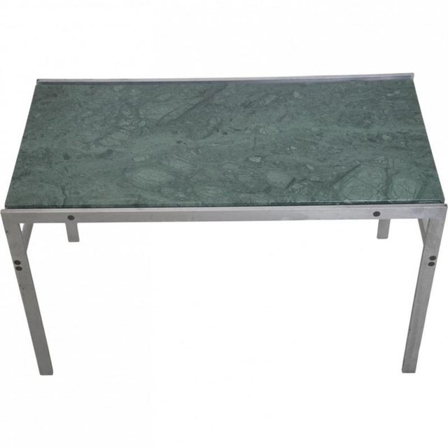 Side Table in Green Marble from Fabricius and Kastholm, 1960s For Sale - Image 3 of 14