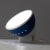 Blue Pollice Table Lamps, Set of 2 For Sale - Image 8 of 9