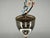 Vintage Bauhaus UFO Chrome and Glass Pendant Light, Czechoslovakia, 1930s For Sale - Image 4 of 14