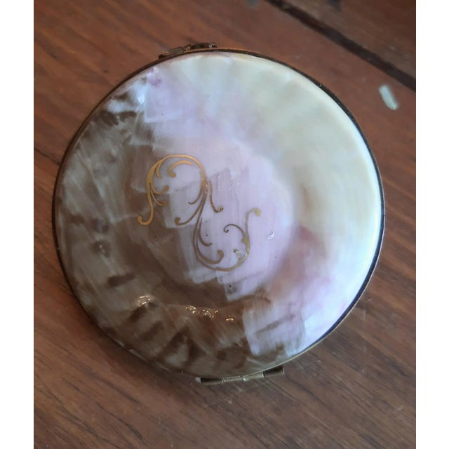 French Limoges Hat Box Floral Rose For Sale In Fayetteville, AR - Image 6 of 9