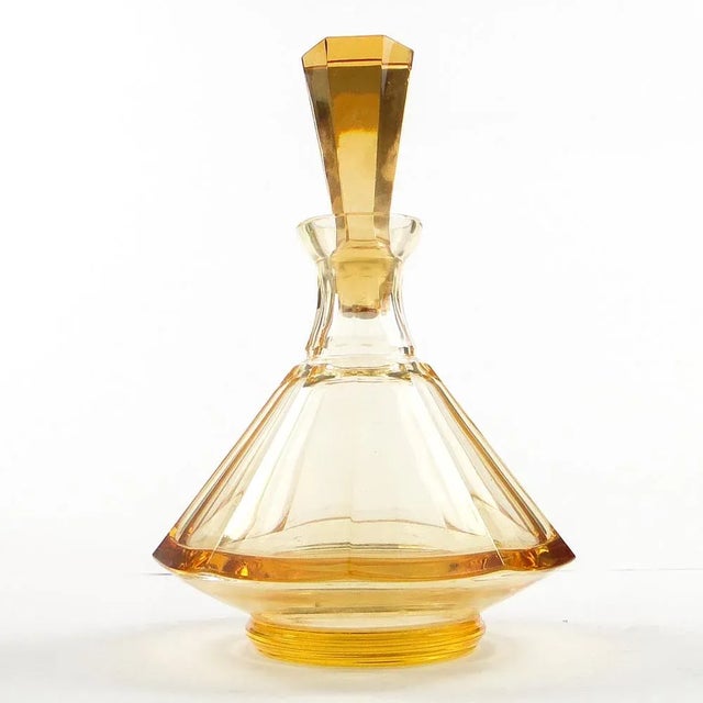 Art Deco Czechoslovakian Carafe from Moser, 1920s For Sale - Image 4 of 6