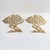 Vintage Korean Brass Bonsai Tree Wall Art Sculptures - A Pair For Sale - Image 9 of 10