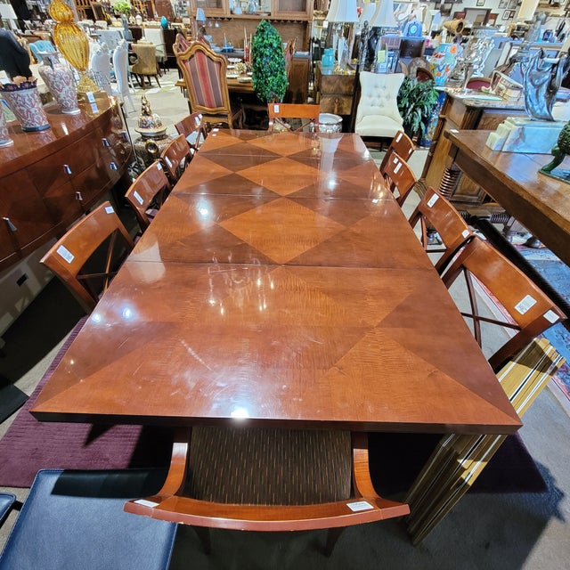 Archetype Dining Table & 10 Chairs by Michael Vanderbyl for Baker Furniture Chairish