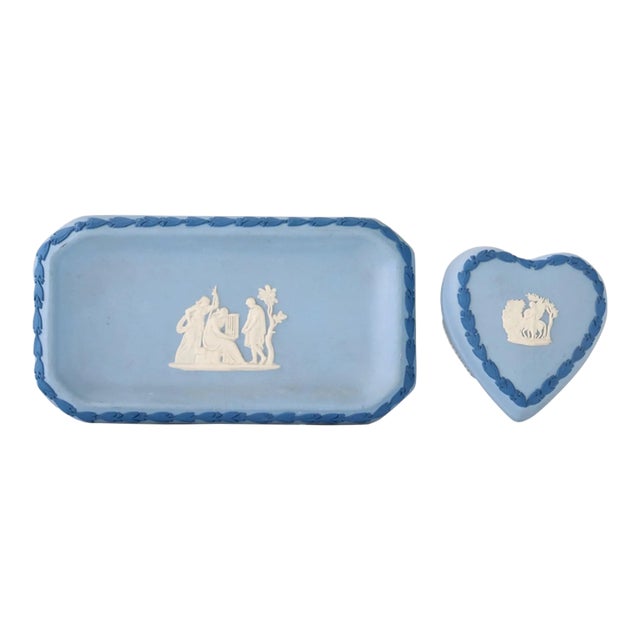 Wedgwood Jasperware Desk or Vanity Set For Sale