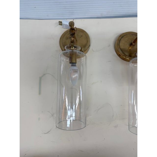 Brass Thomas O'Brien for Visual Comfort Katie Wall Sconces, Pair For Sale - Image 8 of 12