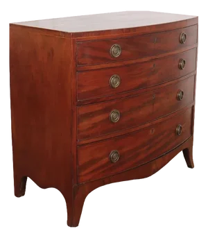 English Bowfront Chest of Drawers