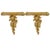 This striking pair of oversized wall brackets (or console shelves) features a dramatic Rococo silhouette, perfect for...