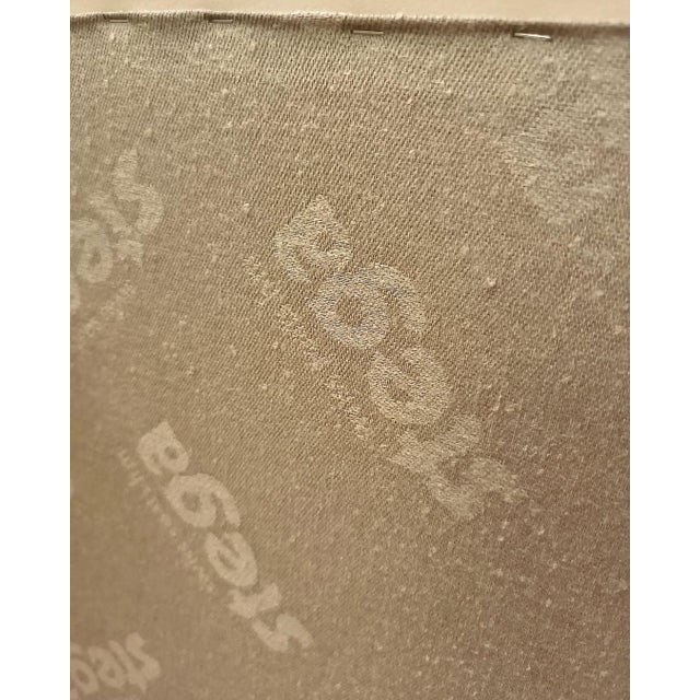 1990s Leather Armchairs and Ottoman from Stega, 1990s, Set of 3 For Sale - Image 5 of 7