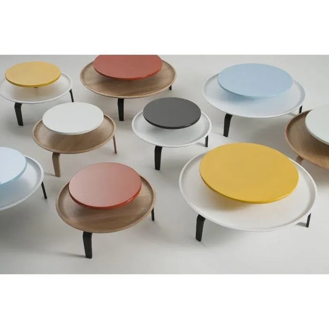 Secreto 85 Coffee Tables in Yellow Mitzouko by Colé Italia, Set of 2 For Sale - Image 10 of 12
