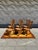 Rare and beautiful Brutalist high-back chairs in solid oak by De Puydt, a Belgian furniture maker from the 1960s. These De...