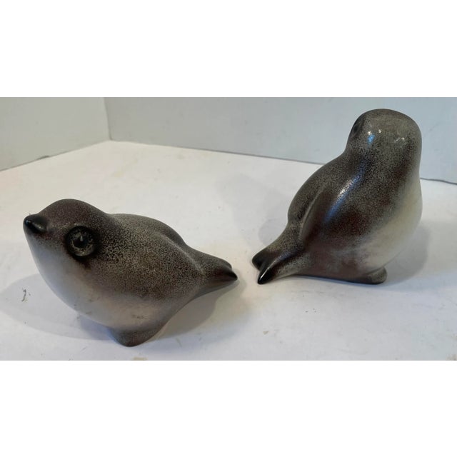 Vintage Howard Pierce Signed Ceramic Birds - a Pair For Sale - Image 4 of 6