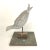 Late 20th Century Painted Fiberglass Bird Sculpture on Stand For Sale - Image 4 of 8