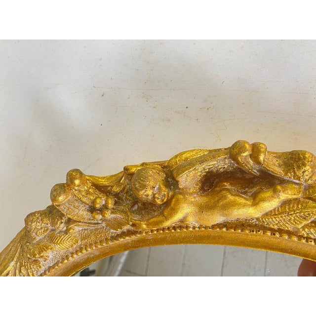 Mirrors in Gilt Resin, 20th Century, Set of 2 For Sale - Image 11 of 16