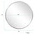 Simone Round Mirror For Sale In Chicago - Image 6 of 7