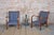 Art Deco Armchairs in Walnut, Czech, 1920s, Set of 3 For Sale - Image 13 of 14
