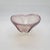 Cenedese Large Cenedese Murano Glass Footed Console Bowl Pink Sommerso Swirl For Sale - Image 4 of 15