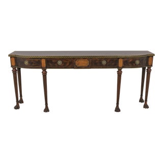 Theodore Alexander Neoclassical Mahogany Sideboard Commode For Sale
