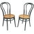 Four robust and romantic Thonet chairs in bent beech with Vienna straw seat from the 1940s. To embellish your kitchen with...