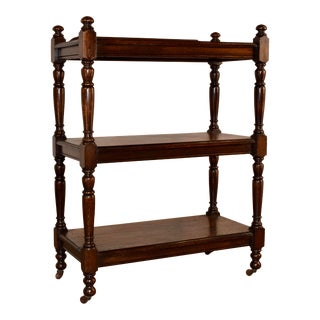 19th Century English Oak Dessert Buffet For Sale